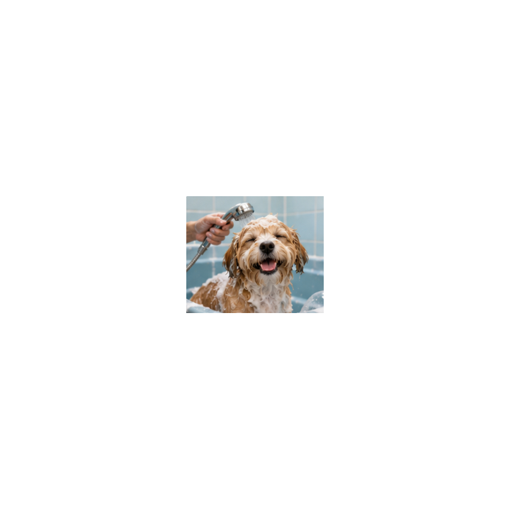 Relaxing Dog Bath